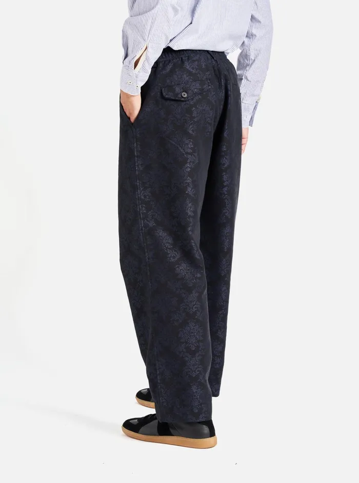 Suiting Men Universal Works Universal Works Oxford Pant In Black Starry Night Cotton Mix