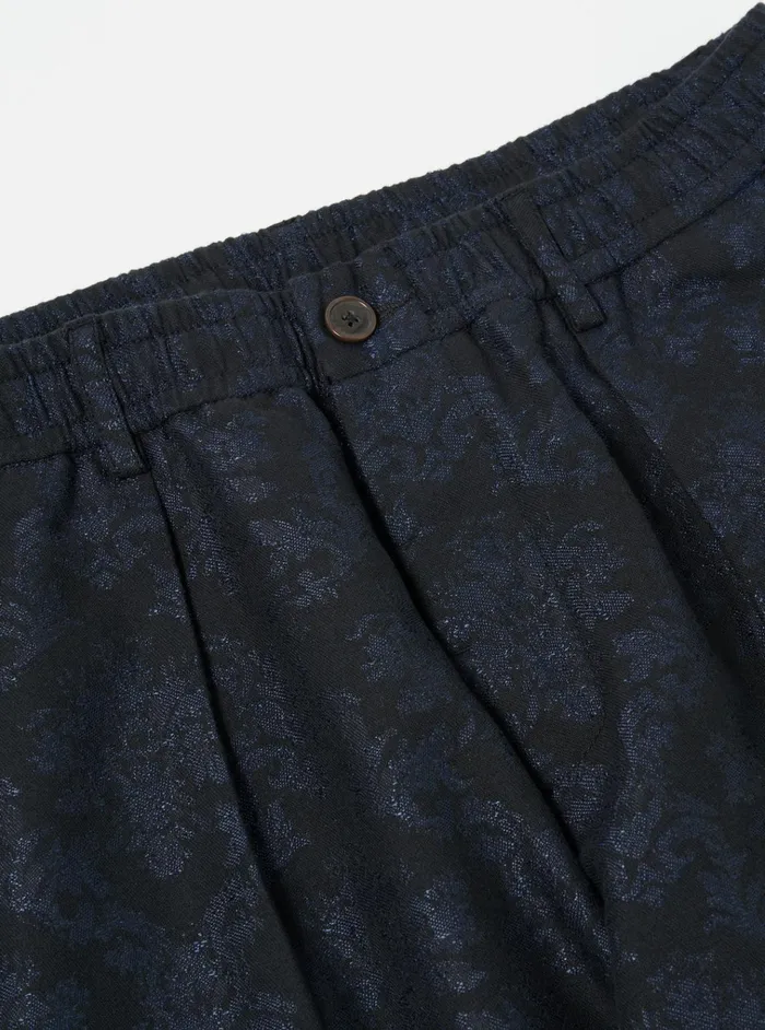 Suiting Men Universal Works Universal Works Oxford Pant In Black Starry Night Cotton Mix