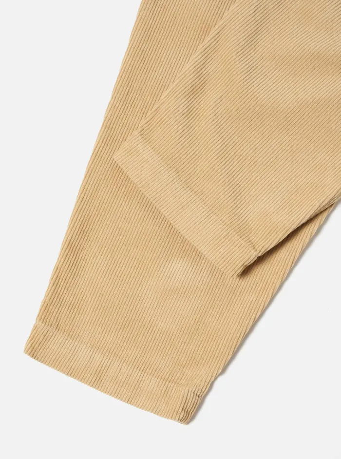 Suiting Men Universal Works Universal Works Pleated Track Pant In Fawn Cord