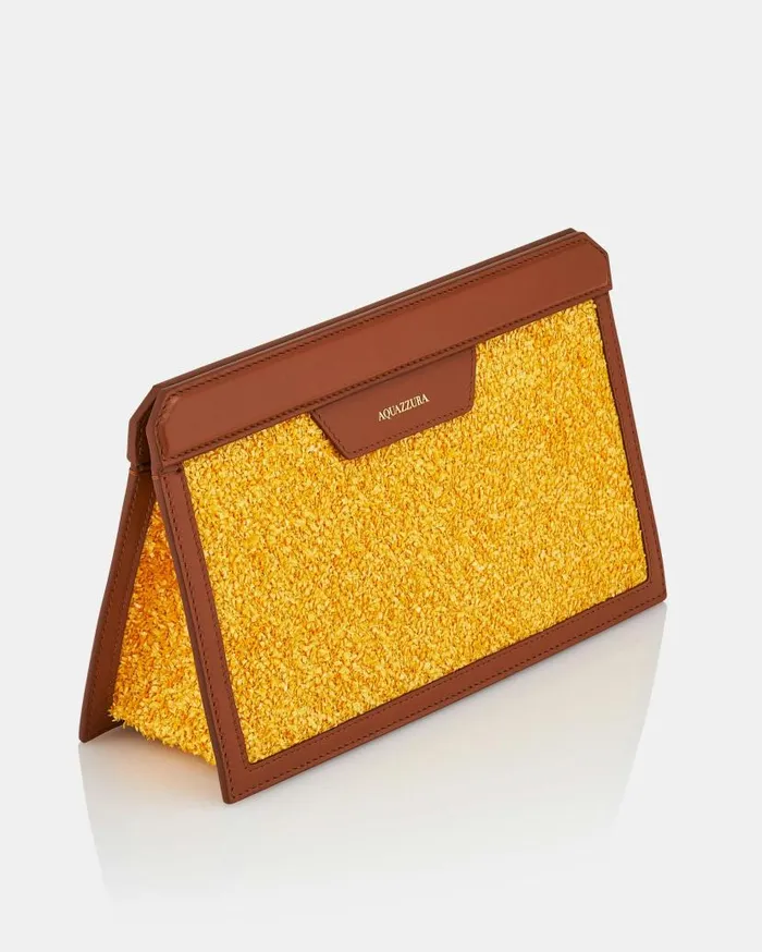 Summer Pochette Yellow Women Aquazzura Clutch Bags