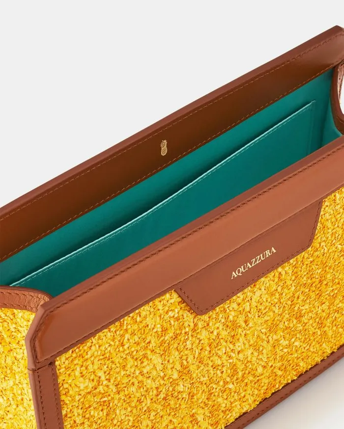 Summer Pochette Yellow Women Aquazzura Clutch Bags Summer Pochette Yellow Women Aquazzura Clutch Bags