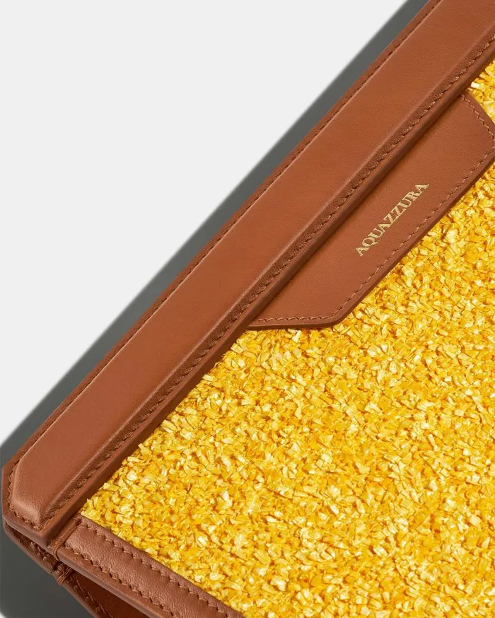 Summer Pochette Yellow Women Aquazzura Clutch Bags Summer Pochette Yellow Women Aquazzura Clutch Bags