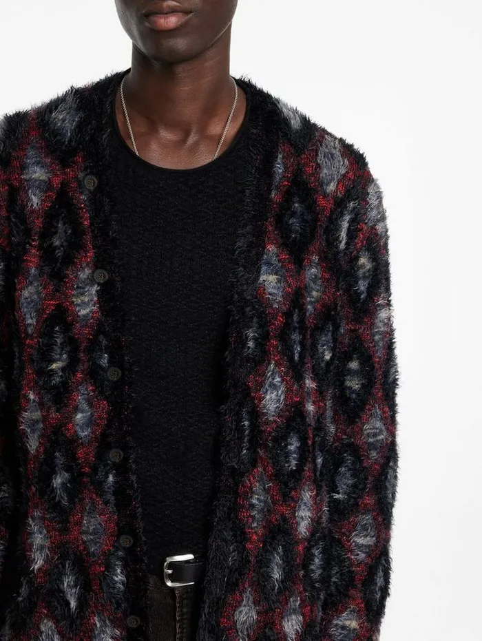 Sweaters Men John Varvatos LAYNE CARDIGAN Black
