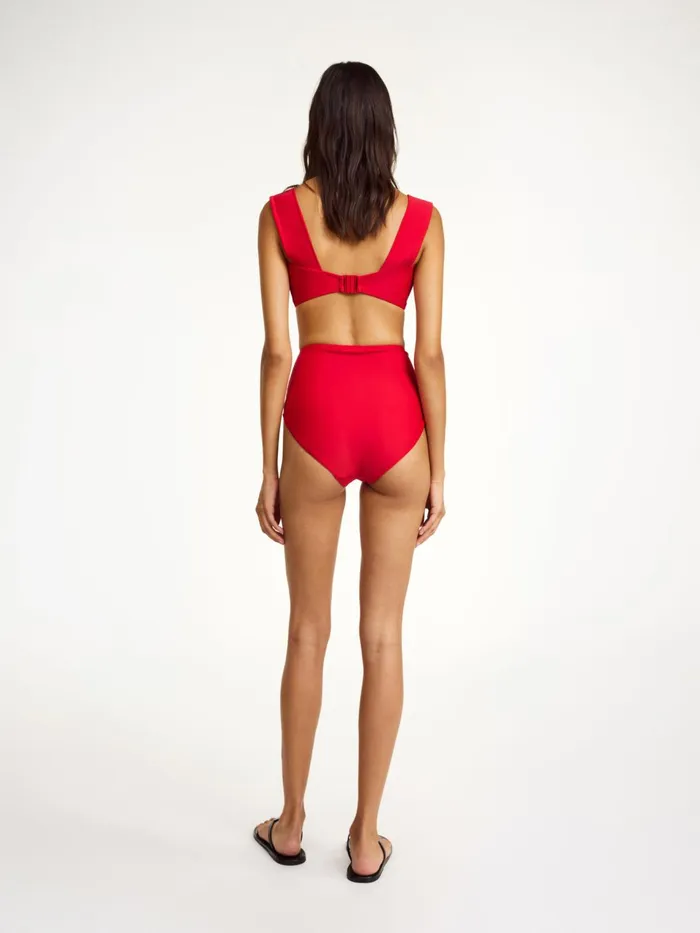 Swimwear Women By Malene Birger Belira Bikini Bottom Dark Chilli