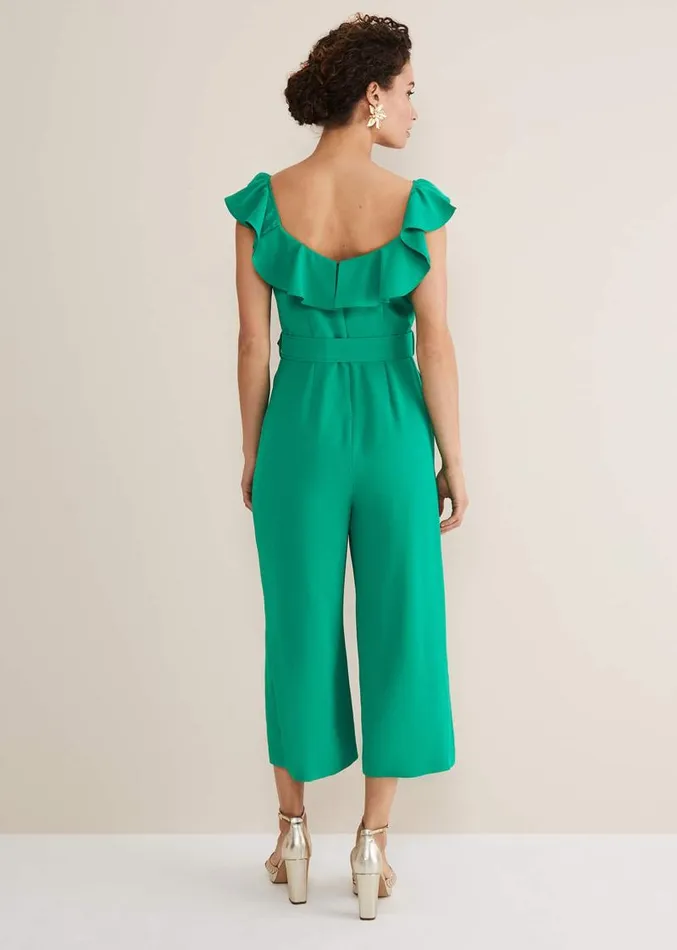 Tazanna Jumpsuit Grass Green Women Phase Eight Dresses