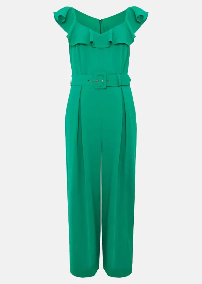 Tazanna Jumpsuit Grass Green Women Phase Eight Dresses