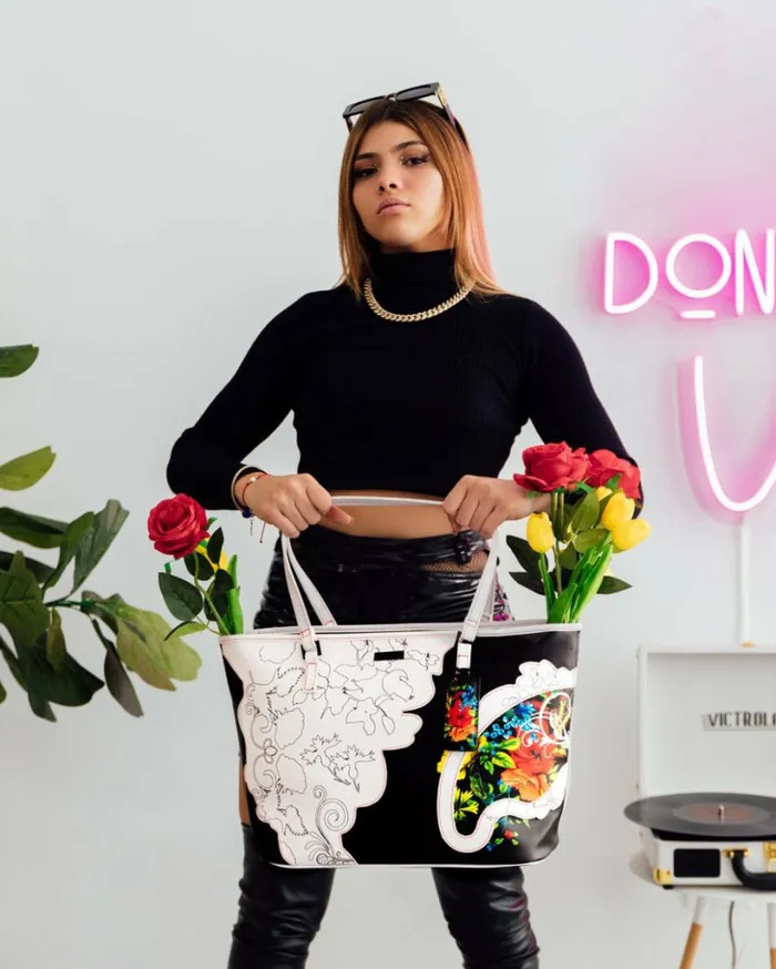 THE FLORAL CUT TOTE Bags SPRAYGROUND