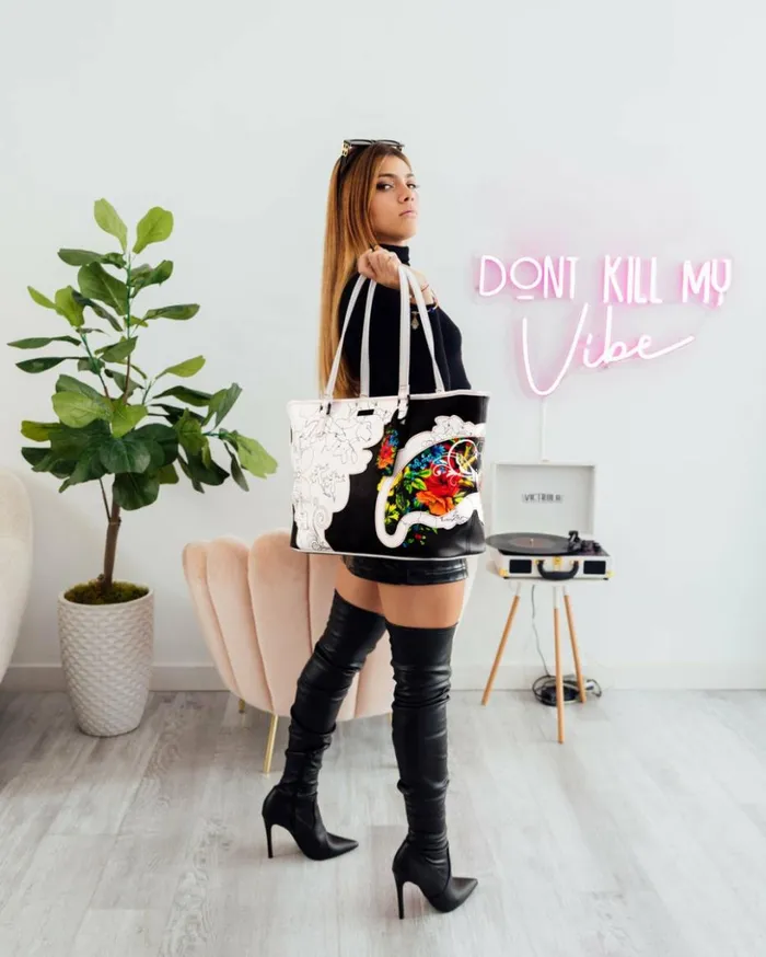 THE FLORAL CUT TOTE Bags SPRAYGROUND