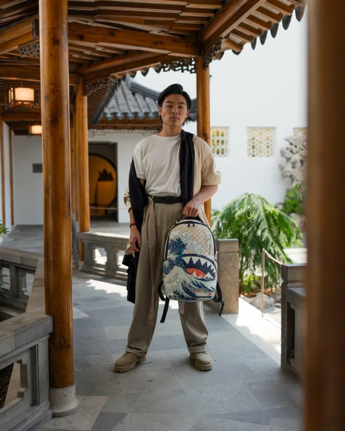 THE MET HOKUSAI GREAT WAVE BACKPACK Bags SPRAYGROUND