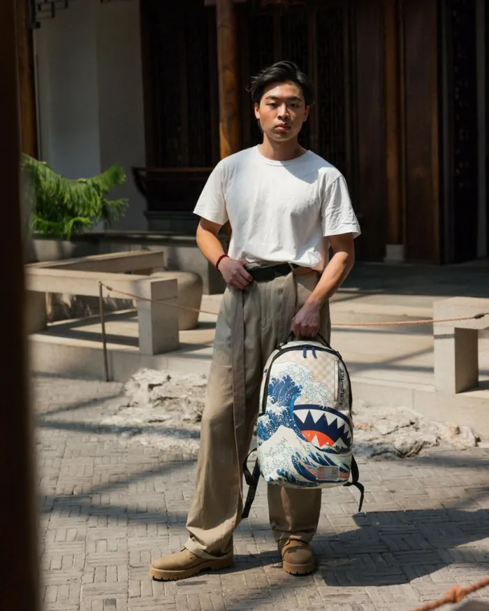 THE MET HOKUSAI GREAT WAVE BACKPACK Bags SPRAYGROUND