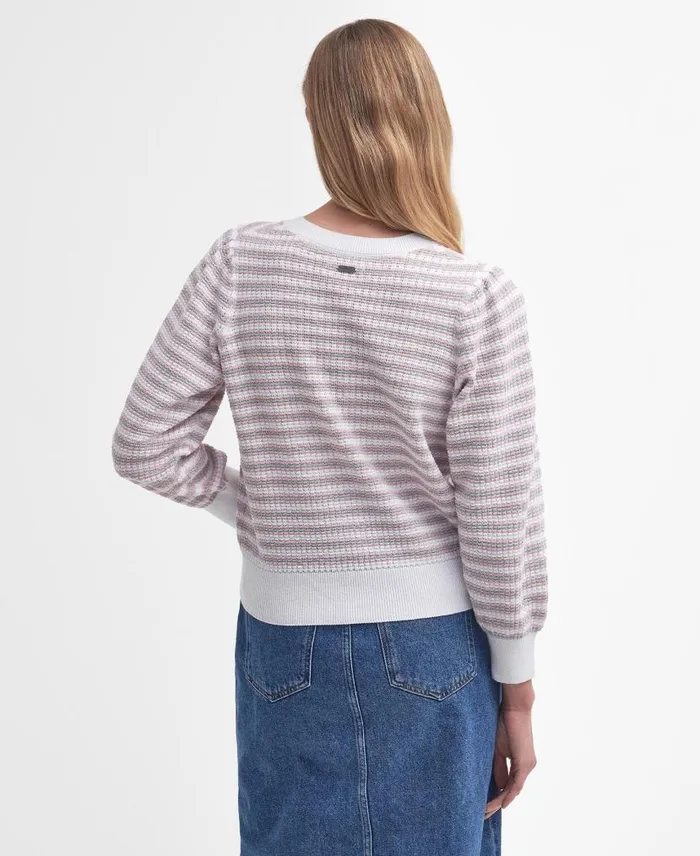 Thea Striped Crew Neck Jumper Multi Women Barbour Jumpers