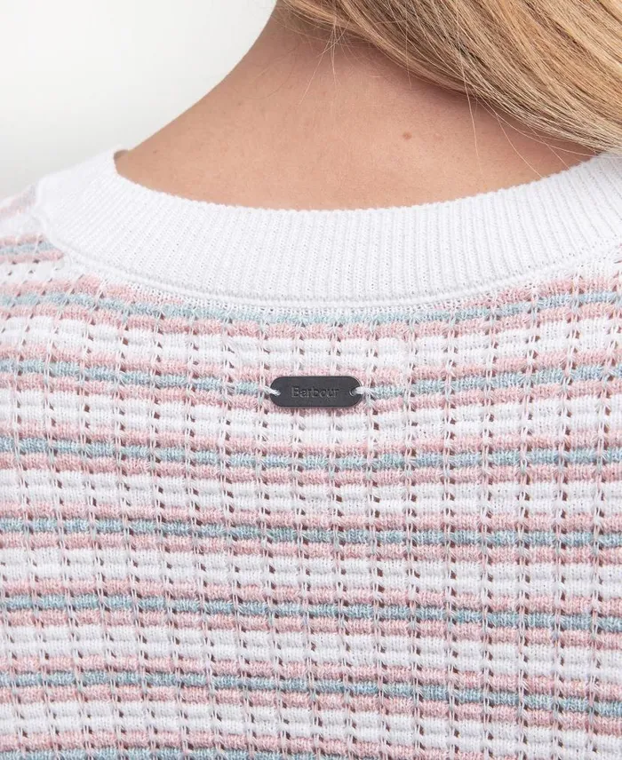 Thea Striped Crew Neck Jumper Multi Women Barbour Jumpers