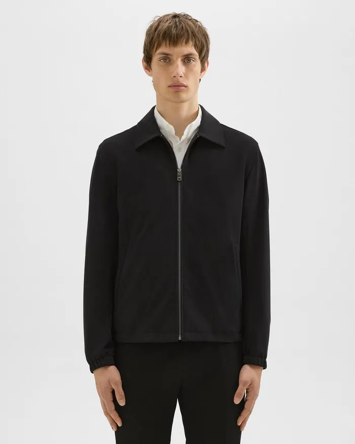 Theory Blazers Jackets Brody Jacket In Precision Ponte Black 8211 Men
