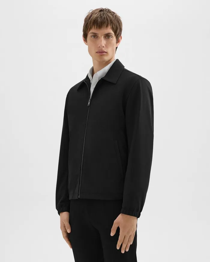 Theory Blazers Jackets Brody Jacket In Precision Ponte Black 8211 Men