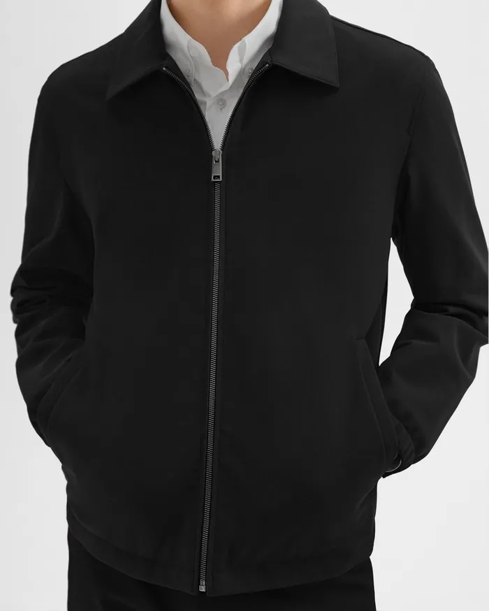 Theory Blazers Jackets Brody Jacket In Precision Ponte Black 8211 Men