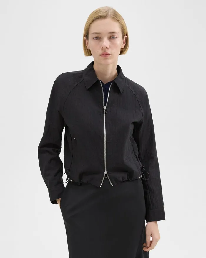 Theory Blazers Jackets Cropped Jacket Black 8211 Women