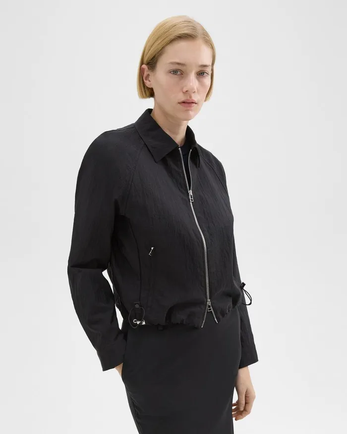 Theory Blazers Jackets Cropped Jacket Black 8211 Women