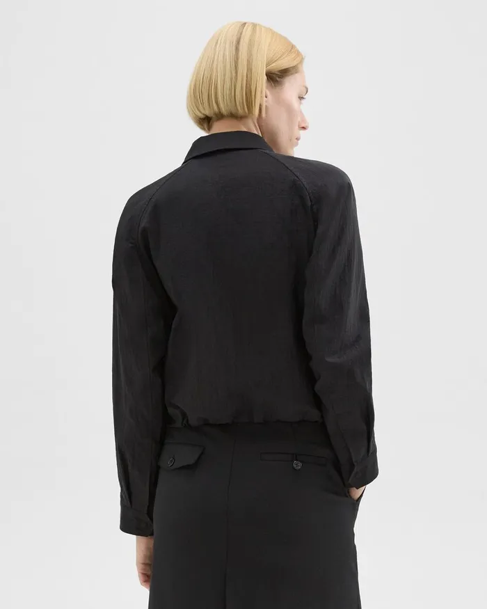 Theory Blazers Jackets Cropped Jacket Black 8211 Women