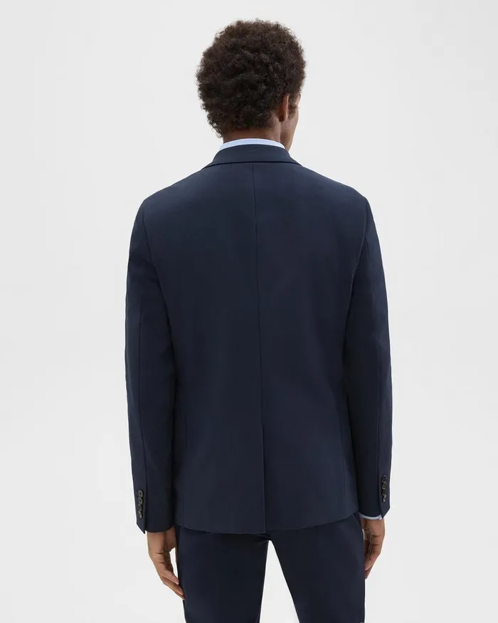 Theory Blazers Jackets Morton Blazer In Stretch Cotton Baltic 8211 Men