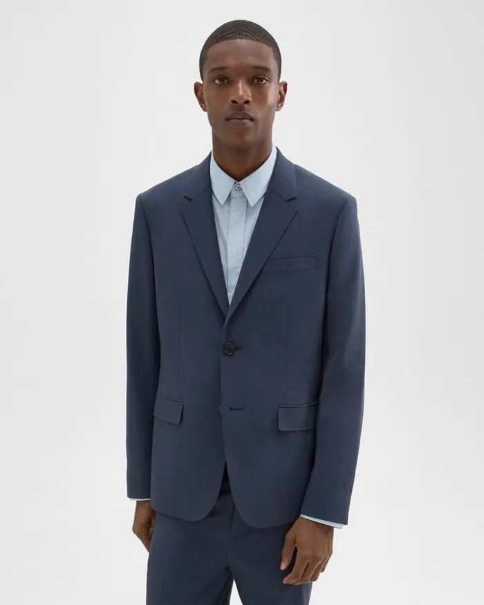 Theory Blazers Jackets Virgin Wool TwoButton Blazer Inkwell 8211 Men