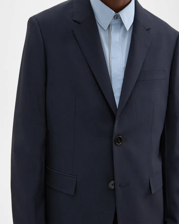 Theory Blazers Jackets Virgin Wool TwoButton Blazer Midnight 8211 Men