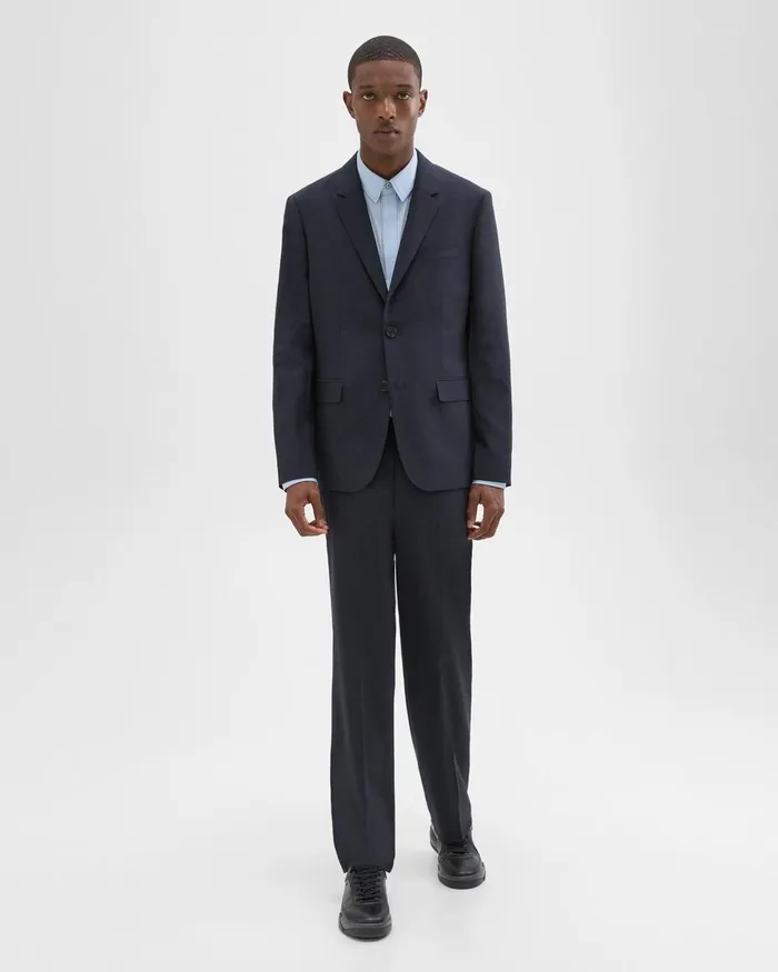 Theory Blazers Jackets Virgin Wool TwoButton Blazer Midnight 8211 Men