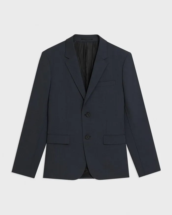 Theory Blazers Jackets Virgin Wool TwoButton Blazer Midnight 8211 Men
