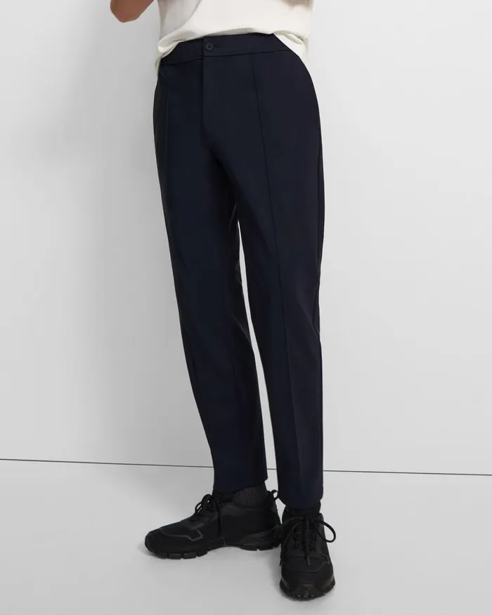 Theory Pants Curtis Drawstring Pant In Precision Ponte Baltic 8211 Men