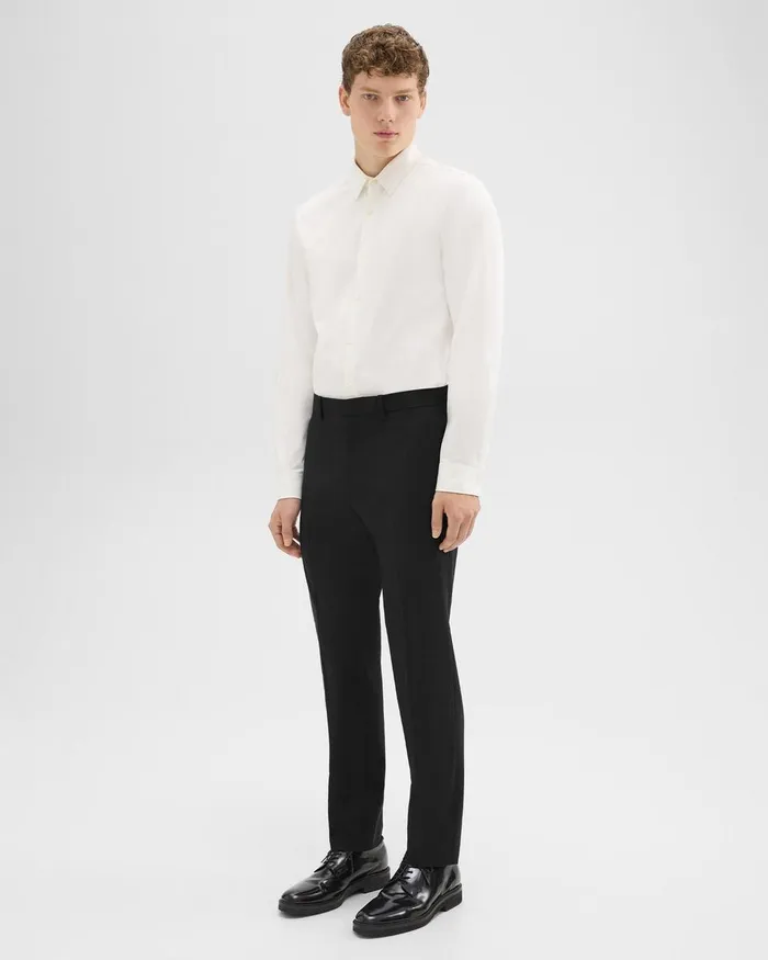Theory Pants Mayer Pant In Stretch Wool Black 8211 Men