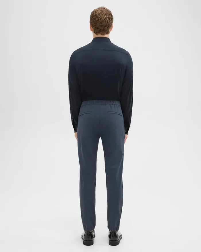 Theory Pants Terrance Jogger In Precision Ponte Basalt 8211 Men