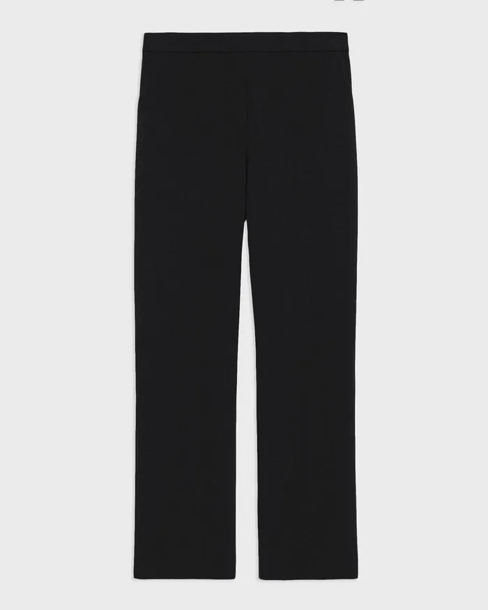 Theory Pants Treeca PullOn Pant In Admiral Crepe Black 8211 Women