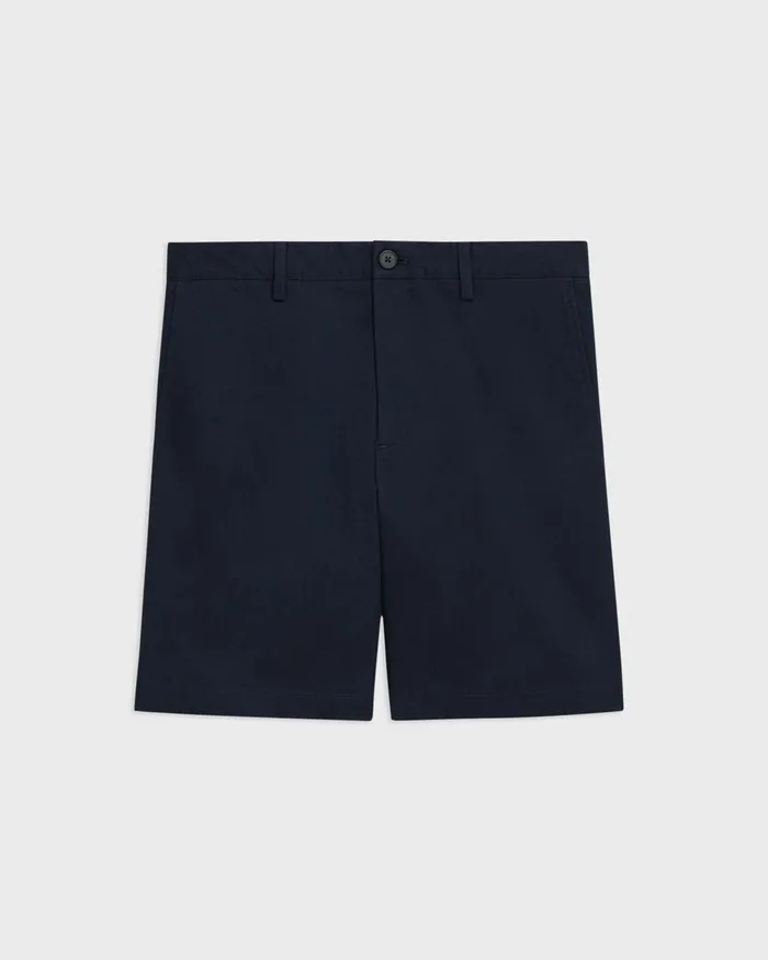 Theory Pants Zaine 7 Short In Organic Cotton Baltic 8211 Men