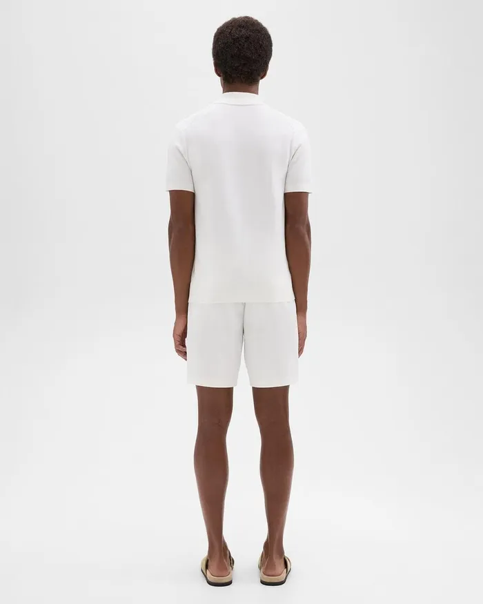 Theory Pants Zaine 7 Short In Organic Cotton White 8211 Men