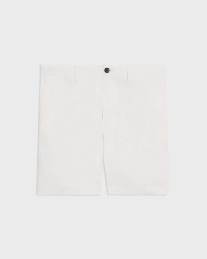 Theory Pants Zaine 7 Short In Organic Cotton White 8211 Men