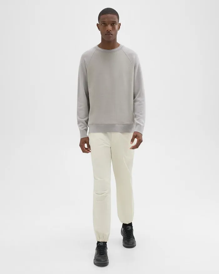 Theory Tshirts Polos ScubaWool Combo Sweatshirt Calcite 8211 Men