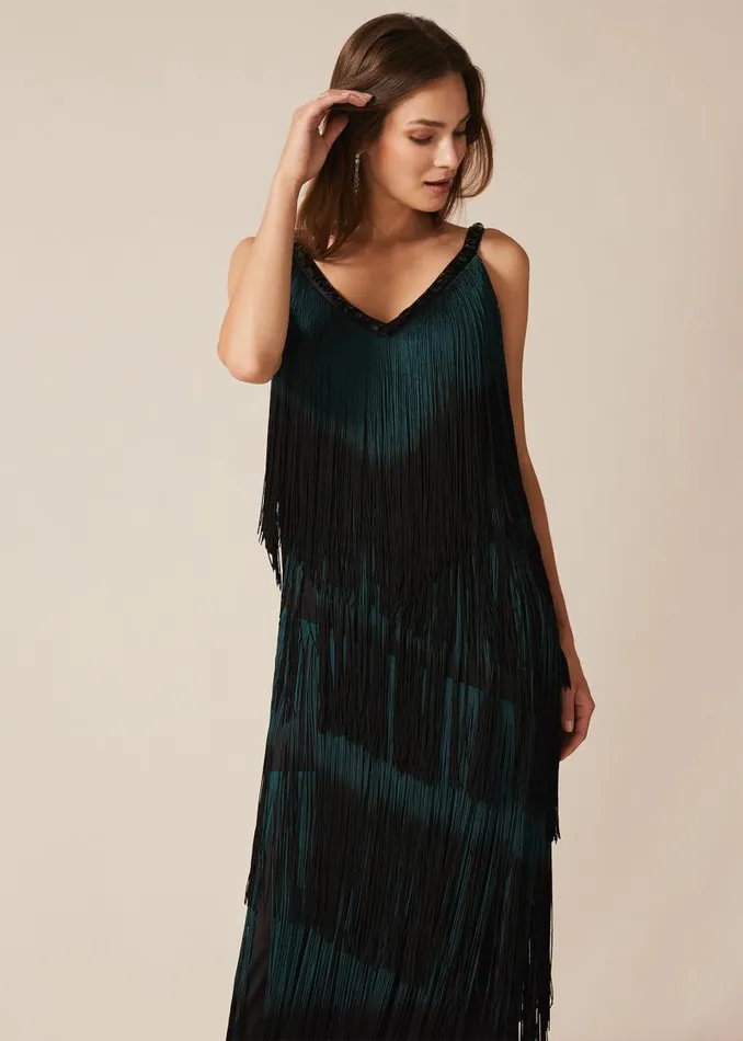 Tina Tassel Dress Blackforest Women Phase Eight Dresses