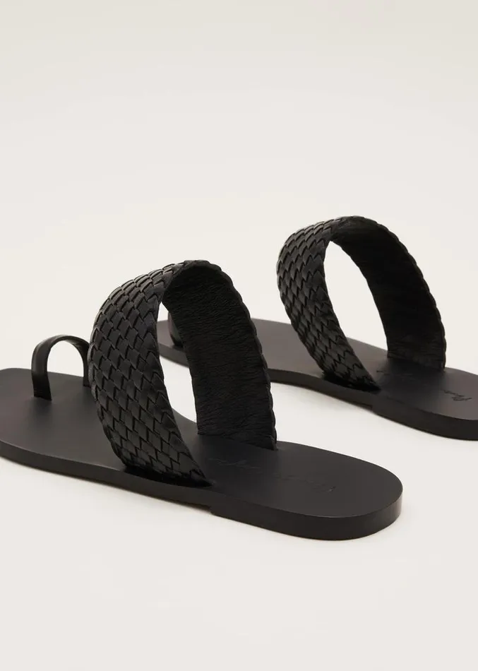 Toe Post Sandal Black Women Phase Eight Heels