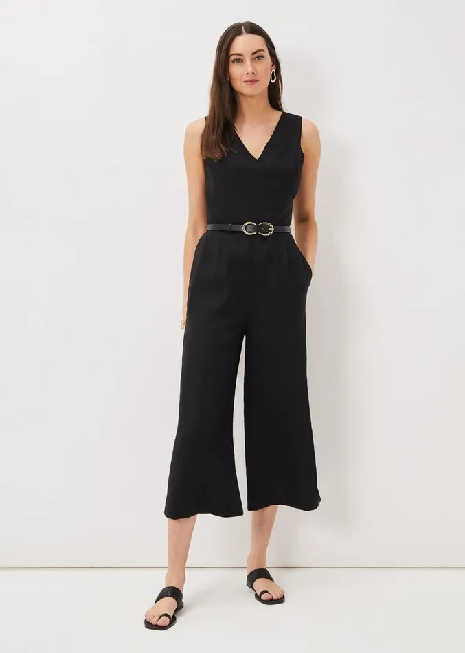 Toe Post Sandal Black Women Phase Eight Heels