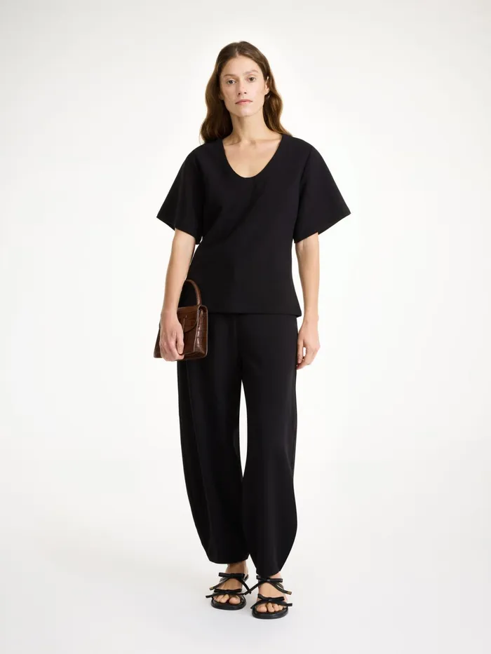 Tops and Blouses Women By Malene Birger Lunae TShirt Black