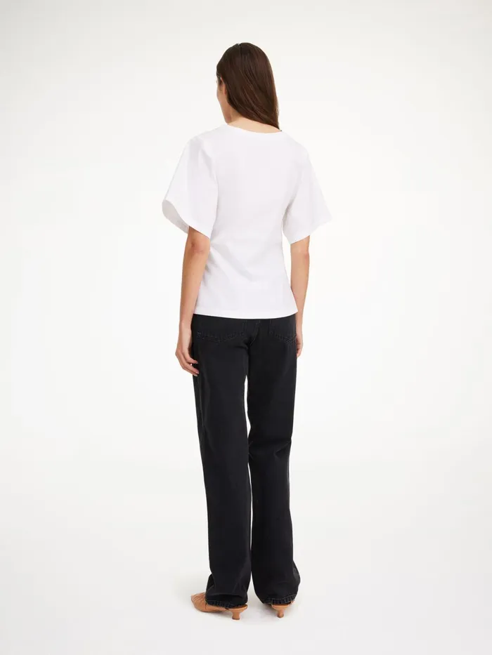 Tops and Blouses Women By Malene Birger Lunae TShirt Pure White