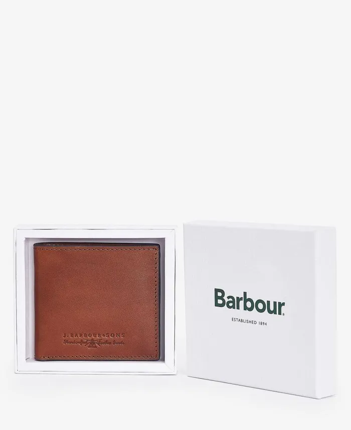 Torridon Leather Wallet Cognac Men Barbour Wallets and Card Holders