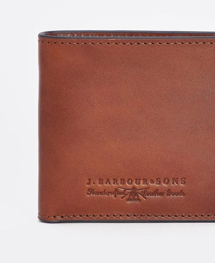 Torridon Leather Wallet Cognac Men Barbour Wallets and Card Holders