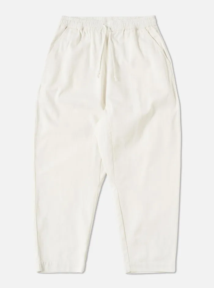 Trousers Men Universal Works Universal Works Braga Pant In Winter White Winter Twill