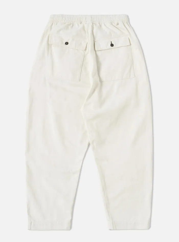 Trousers Men Universal Works Universal Works Braga Pant In Winter White Winter Twill