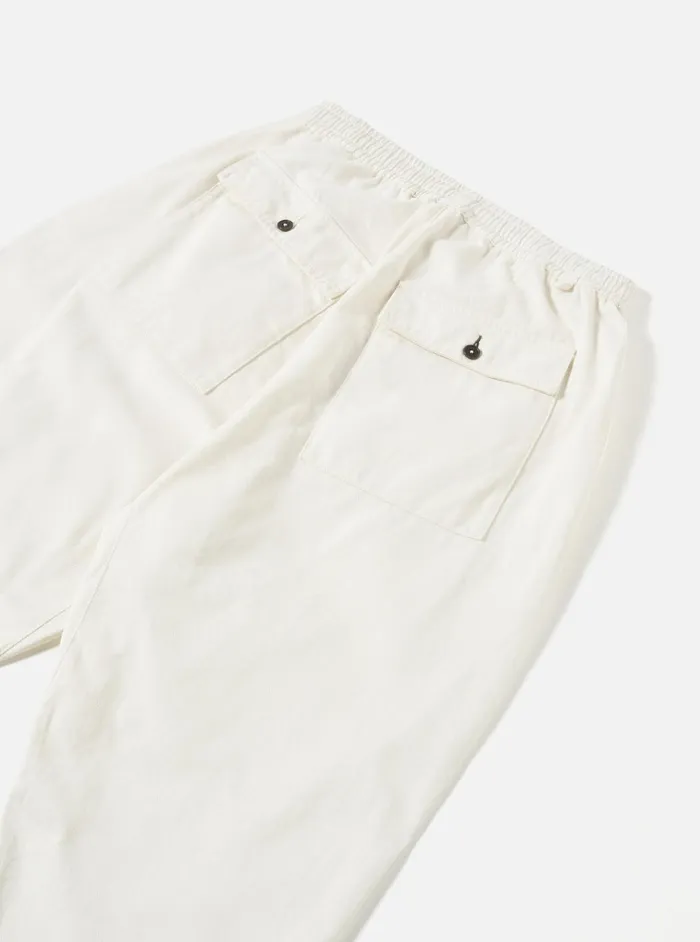 Trousers Men Universal Works Universal Works Braga Pant In Winter White Winter Twill