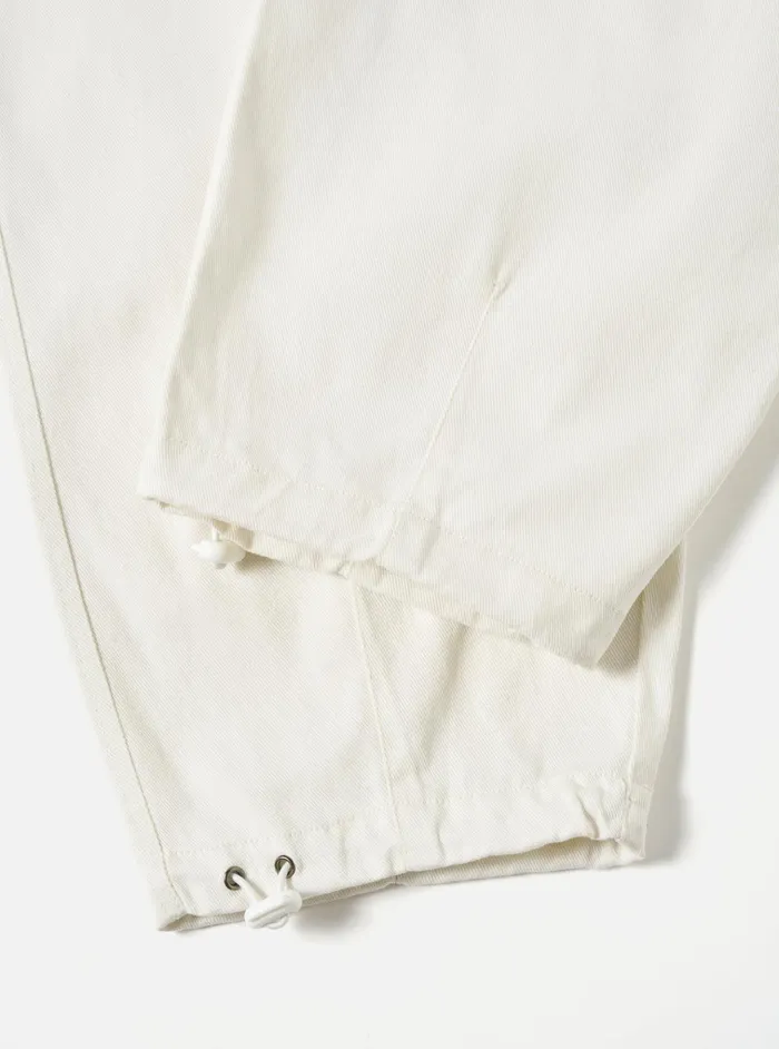 Trousers Men Universal Works Universal Works Loose Cargo Pant In Winter White Winter Twill