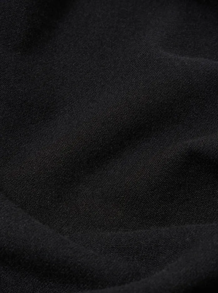Trousers Men Universal Works Universal Works Oxford Pant In Black Recycled Soft Wool