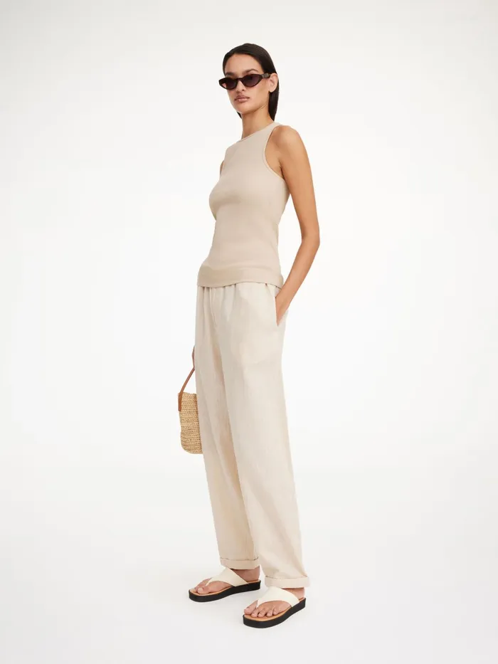 Trousers Women By Malene Birger Joanni Trousers Wood