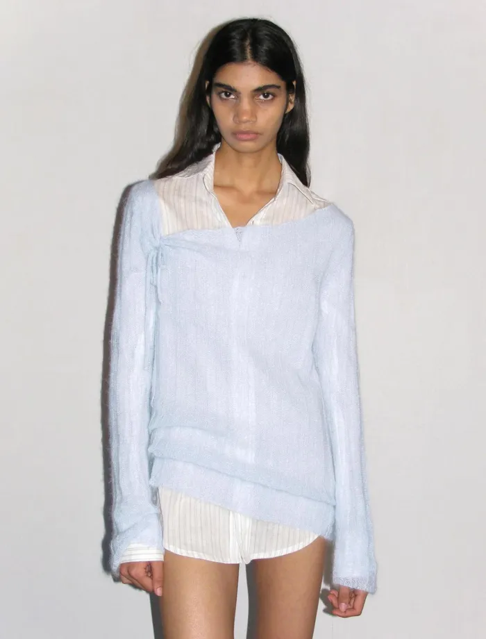 Tsubaki Light Blue Women Paloma Wool Knits