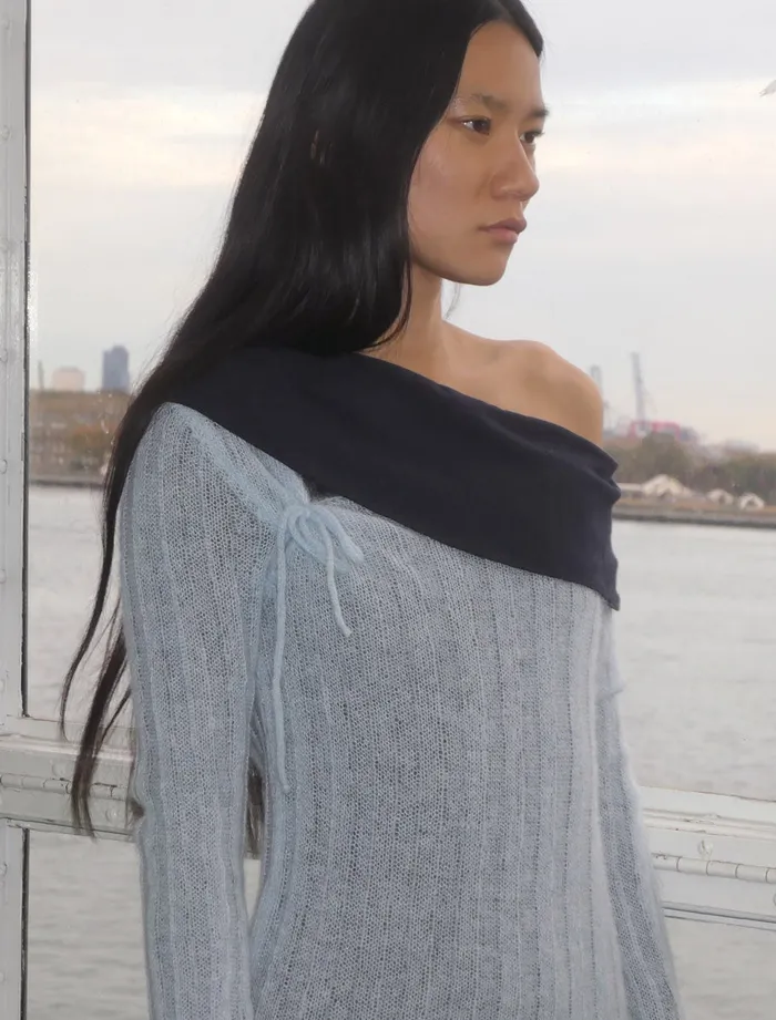 Tsubaki Light Blue Women Paloma Wool Knits